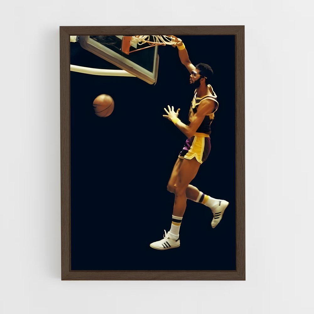Poster Kareem dunk – affiche Basketball (vue 5)